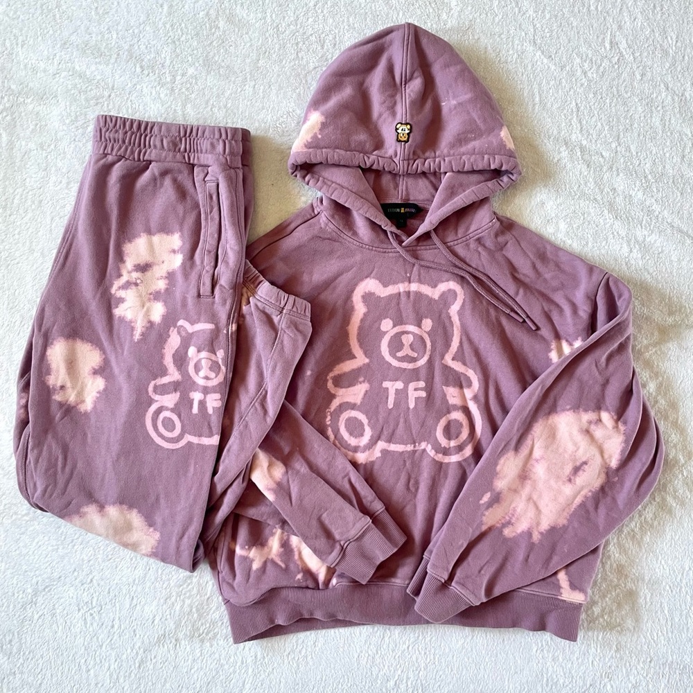Teddy Fresh Sweat Set with Bleach Bear